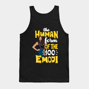 The Human Form of the 100 Emoji Tank Top